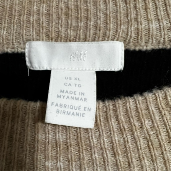 Tan and Black Polka Dot H&M Sweater - Picture 3 of 3